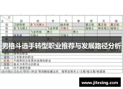 男格斗选手转型职业推荐与发展路径分析